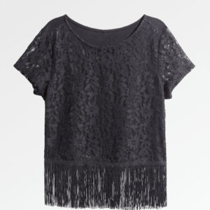 Lace Fringe Top