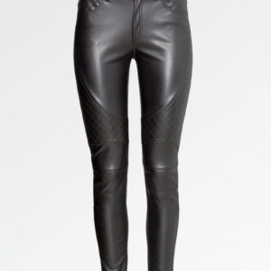 Leather Biker Pants