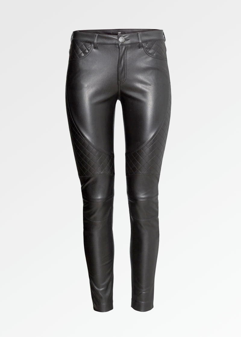 Leather Biker Pants